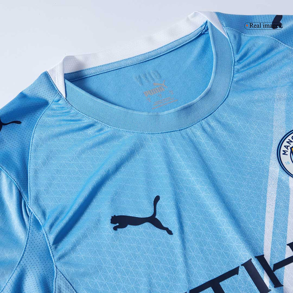 FODEN #47 Mens Manchester City Home Jersey 2025/26 - Player Version (Slim Fit)