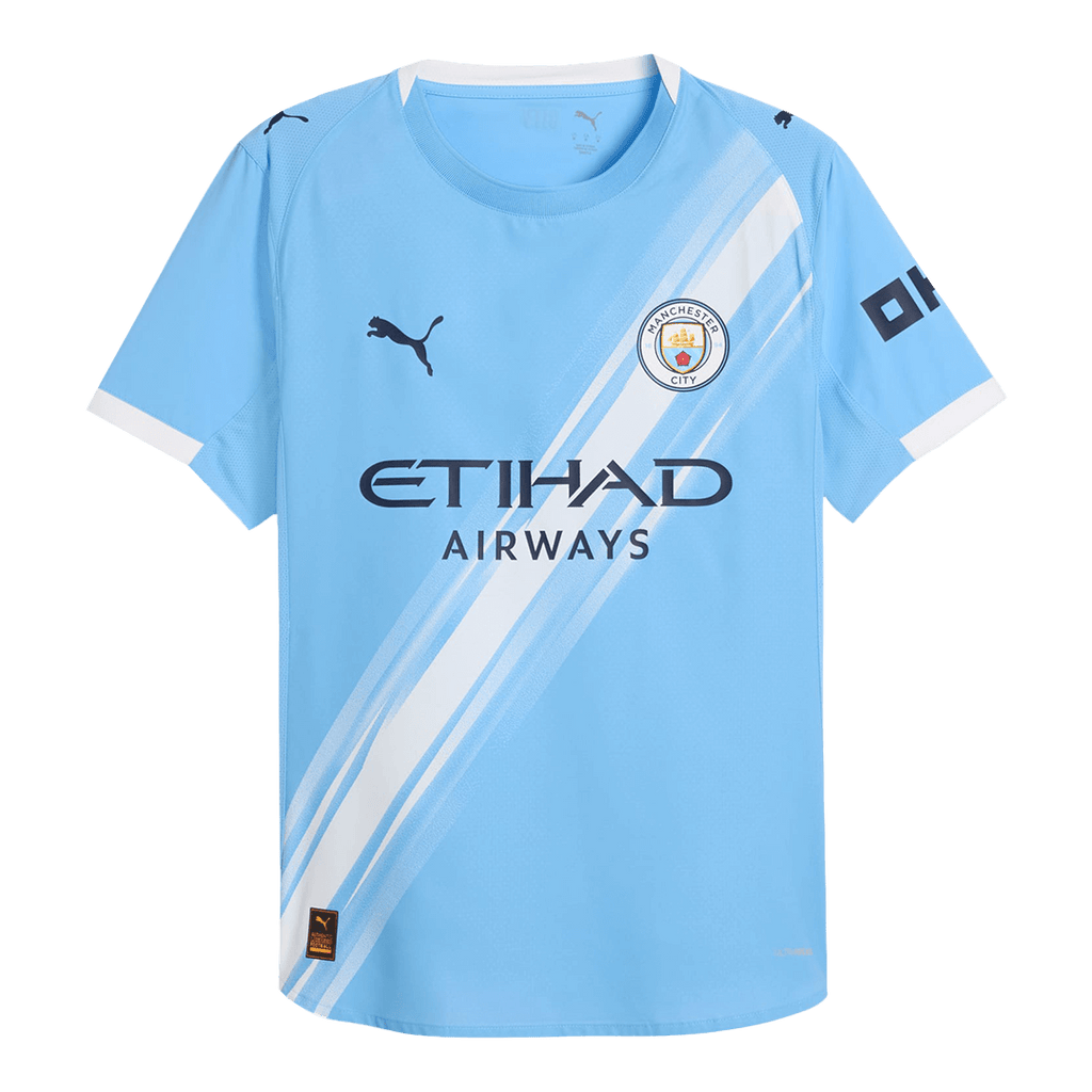 FODEN #47 Mens Manchester City Home Jersey 2025/26 - Player Version (Slim Fit)
