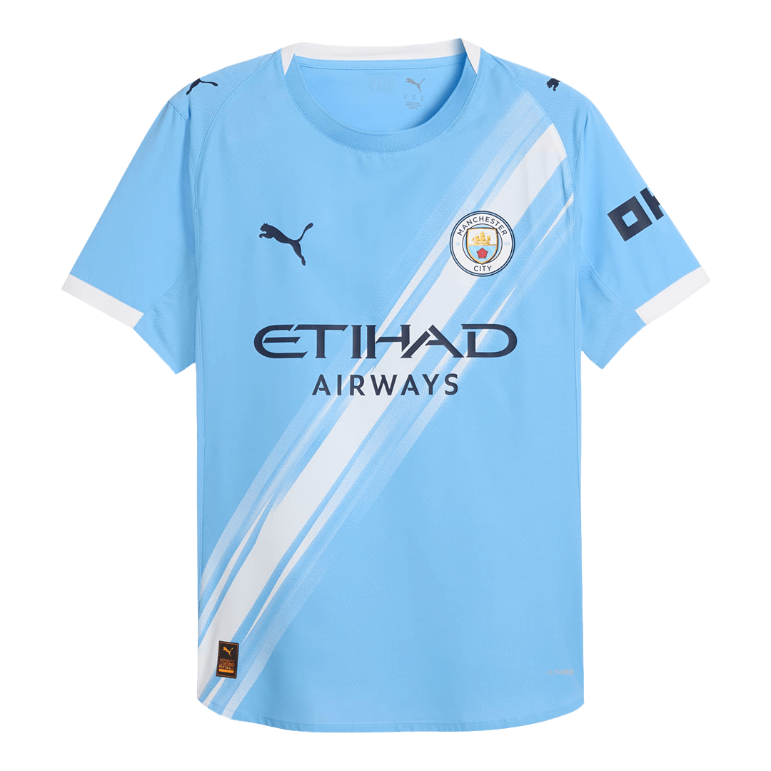 FODEN #47 Mens Manchester City Home Jersey 2025/26 - Player Version (Slim Fit)