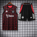 Manchester United Vest Set Training Tracksuits 25/26 Football Kit Soccer Jersey
