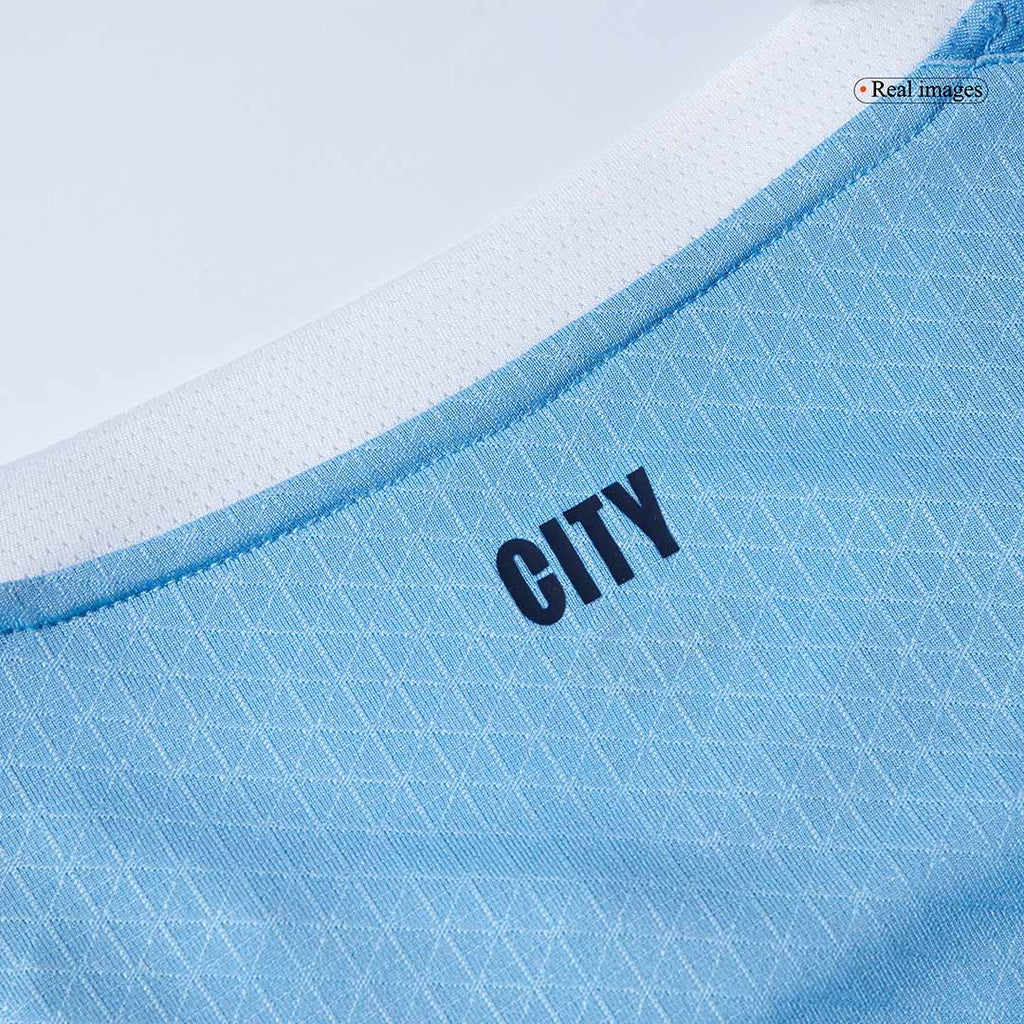 FODEN #47 Mens Manchester City Home Jersey 2025/26 - Player Version (Slim Fit)